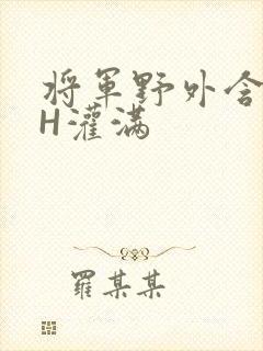 将军野外含公主H灌满