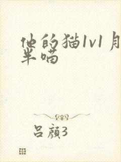 他的猫1v1月半喵