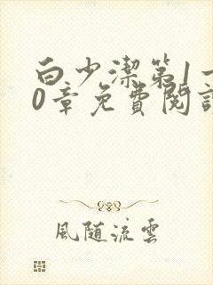 白少洁第1一40章免费阅读