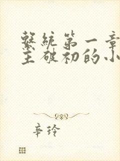 系统第一章给宿主破初的小说