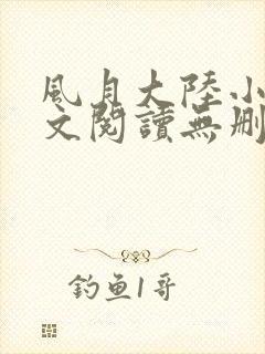 风月大陆小说全文阅读无删减