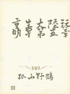 重生大陆玩遍女明星第五章