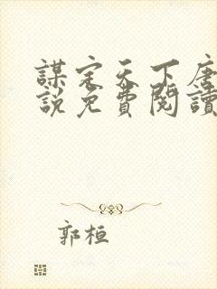 谋定天下唐诚小说免费阅读