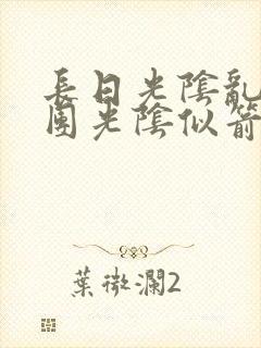 长日光阴乱作一团光阴似箭免费阅读