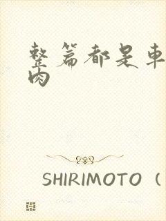 整篇都是车的多肉