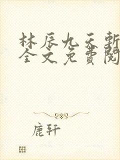 林辰九天斩神诀全文免费阅读笔趣阁