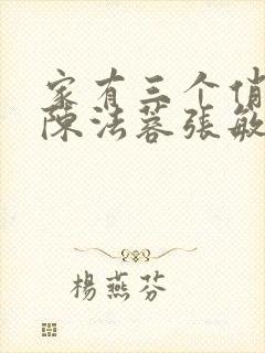 家有三个俏媳妇陈法蓉张敏