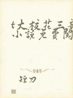 t大校花三部曲小说免费阅读全文