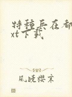 特种兵在都市txt下载