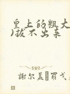 皇上的粗大(h)拔不出来