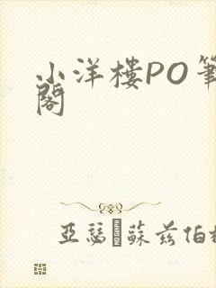 小洋楼PO笔趣阁