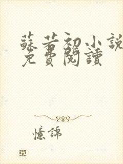 苏若初小说全文免费阅读