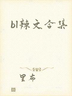 bl辣文合集