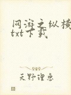 网游之纵横天下txt下载