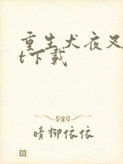 重生犬夜叉txt下载