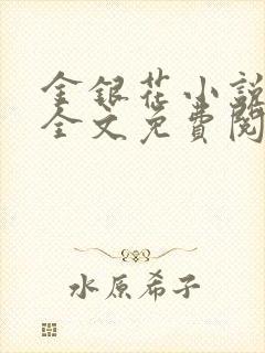 金银花小说在线全文免费阅读