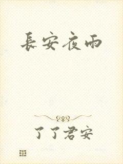 长安夜雨
