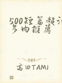 500短篇超污多肉推荐