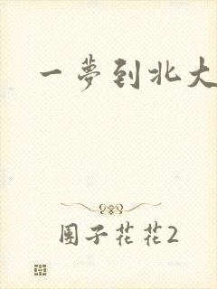 一梦到北大