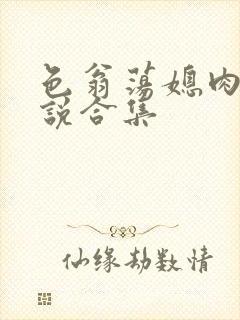 色翁荡媳肉欲小说合集