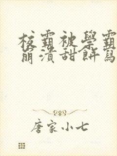 校霸被学霸玩到崩溃甜饼写手