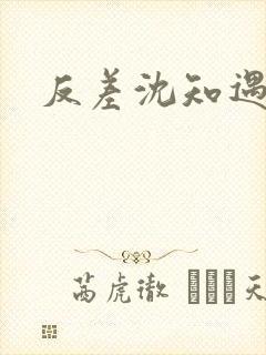 反差沈知遇晏应