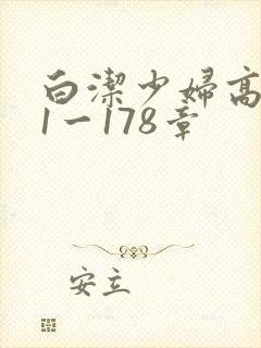 白洁少妇高义第1一178章