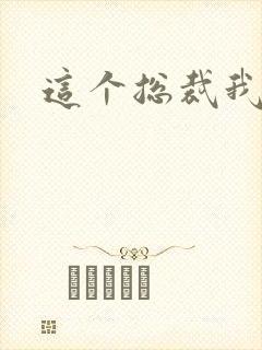 这个总裁我要了