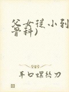 父女从小到大(骨科)