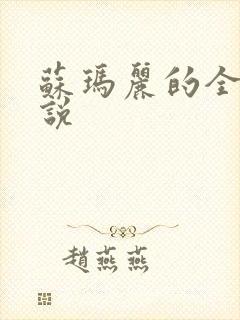 苏玛丽的全部小说