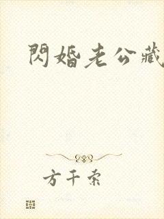 闪婚老公藏不住