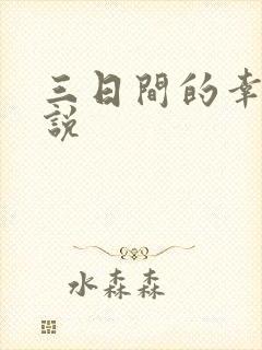 三日间的幸福小说