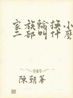 家族轮换小说第二部叫什么名字