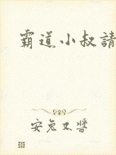 霸道小叔请轻撩