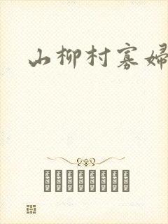 山柳村寡妇情史
