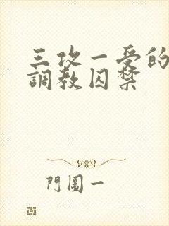 三攻一受的3p调教囚禁