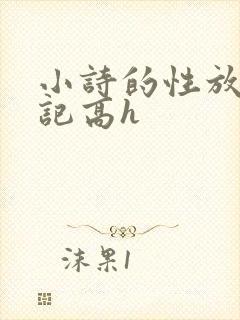 小诗的性放荡日记高h