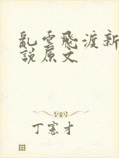 乱云飞渡新编小说原文