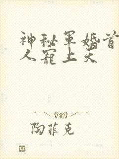 神秘军婚首长大人宠上天