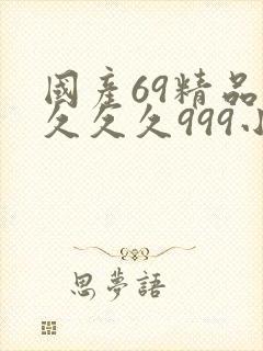 国产69精品久久久久999小说