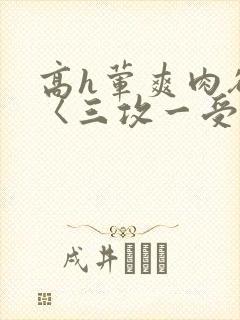 高h荤爽肉欲文〈三攻一受