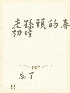 老孙头的春天林初晴