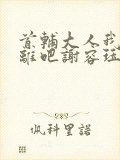 首辅大人我们和离吧谢容珏