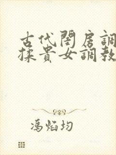 古代闺房调教h揉贵女调教记