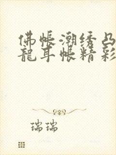 佛帐潮绣凸浮双龙耳帐精彩片段