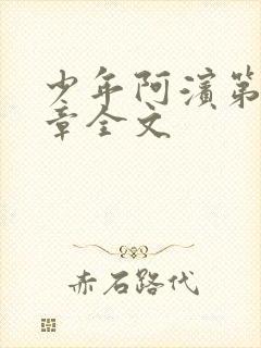 少年阿滨第13章全文