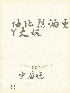 他比烈酒更撩BY大婉