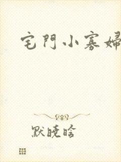 宅门小寡妇