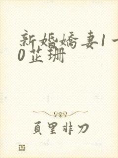 新婚娇妻1一40芷珊