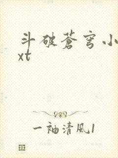 斗破苍穹小说txt